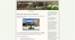 Desktop Screenshot of corascottage.com.au