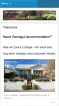 Mobile Screenshot of corascottage.com.au